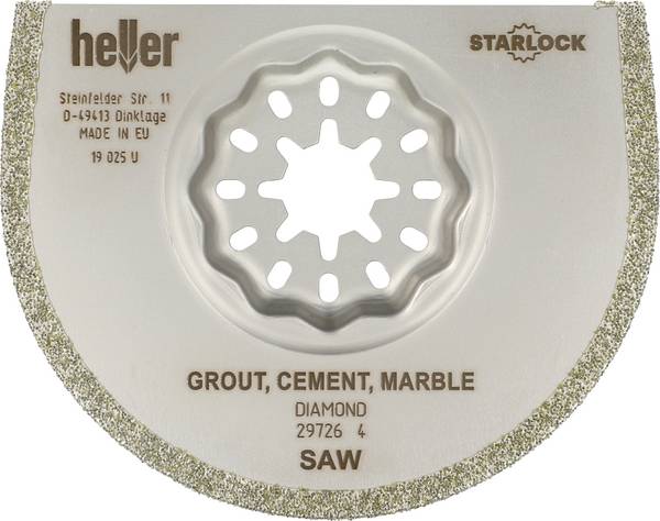 Heller 29726 4 29726 4 Diamant Lame plongeante 1 pièce 75 mm 75 mm 1 pc(s)