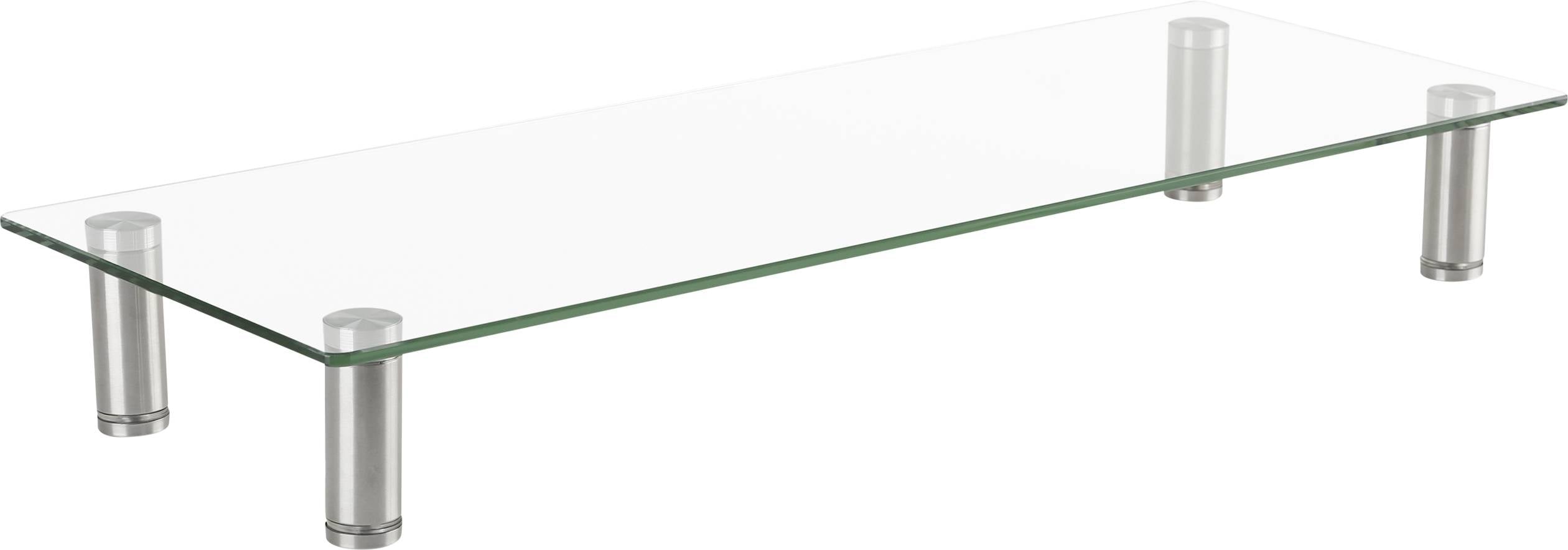 SpeaKa Professional Réhausseur de moniteur Plage d'altitude: 75 à 90 mm transparent