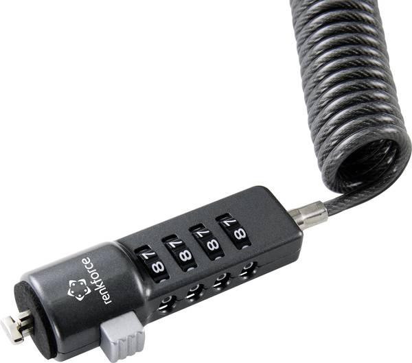 Comment Enlever Le Cadena Sur Ordinateur Antivol pour ordinateur portable Renkforce RF-NL-100 charbon de bois