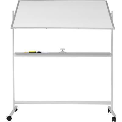 Tableau blanc SpeaKa Professional SP-WB-312 (l x H) 1200 mm x 800 mm blanc format paysage, les deux côtés sont utilisabl-9