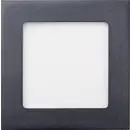 Heitronic 27641 Panneau à LED 11 W blanc lumière du jour argent