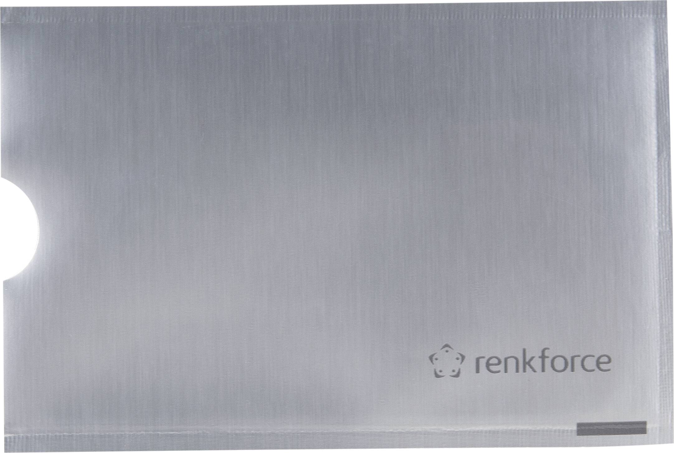 Renkforce Pochette de protection RFID pour carte d'identité RF-4504974 transparent 1 pc(s)-1