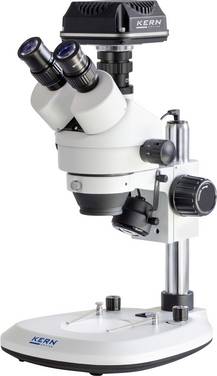 Set de microscope numérique Kern OZL 464C832 trinoculaire 45 x lumière réfléchie, lumière transmise
