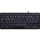 Perixx PERIBOARD-332 DE filaire Clavier allemand, QWERTZ noir éclairé