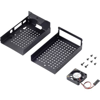 Renkforce RBP-ALC100 Boîtier pour ordinateur monocarte Convient pour (kits de développement): Raspberry Pi avec refroidi