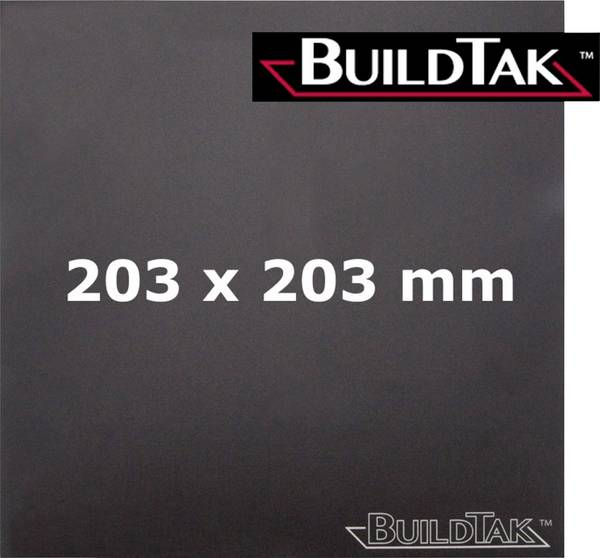 BUILDTAK Feuille de lit BUILDTAK BUILDTAK nylon+ 203 x 203 mm  Nylon+ Surface BNP08X08
