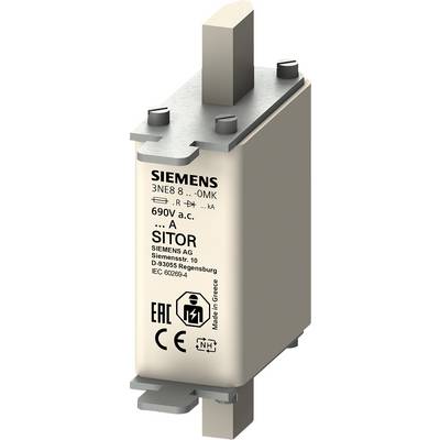 Fusible Siemens, modèle 3NE8 8-0MK, 690V courant alternatif, avec inscription SITOR et marquage CE.
