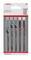 'Ensemble de lames de scie sauteuse Bosch : T101AO, T101B, T101D, T102H, T102D. Compatible avec AEG, Black+Decker, Bosch, DeWalt, Hitachi, Makita, Metabo, Skil.'