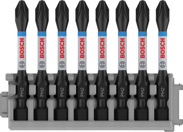 <br>  Bosch Accessories<br>  2608522330<br>  2608522330<br>  Embout cruciforme<br>  Propulseur: 1/4" (6.3 mm)<br>  Sortie: cruciforme Phillips<br>  PH 2<br>  50 mm<br>