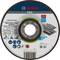 Disque à tronçonner Bosch, adapté pour l'acier inoxydable et le métal. Diamètre 125 mm, épaisseur 2,5 mm, vitesse de rotation maximale 12 250 tr/min.
