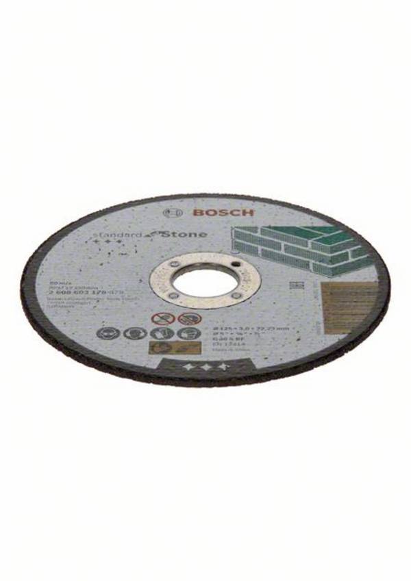 Bosch Accessories 2608603178 2608603178 Disque à tronçonner 125 mm 1 pc(s) Pierre