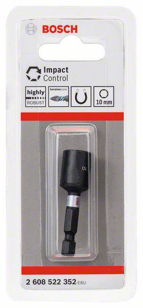 Mèche 'Bosch Impact Control', 10 mm, en emballage plastique. Hautement résistante pour des outils performants.