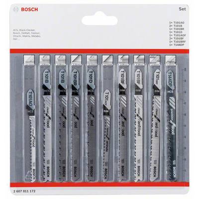 Bosch Accessories 2607011172 SET de lames de scie sauteuse Clean Precision,  10 pièces 10 pc(s) - Conrad Electronic France