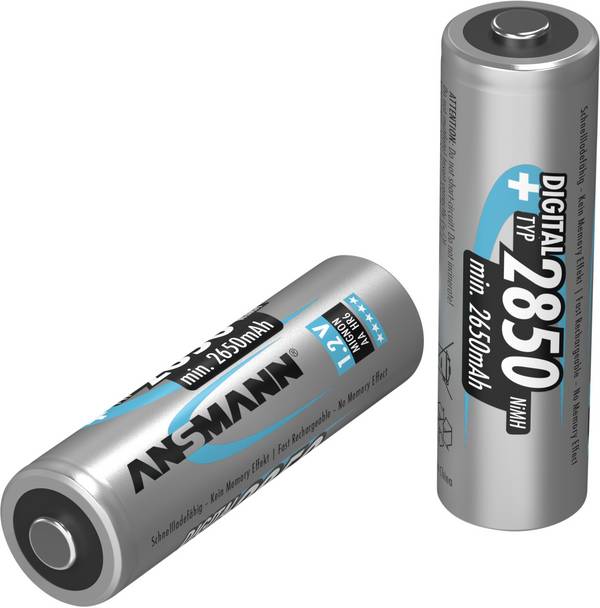 Pile rechargeable LR6 (AA) NiMH Ansmann Digital HR06 2650 mAh 1.2 V 2 pc(s)