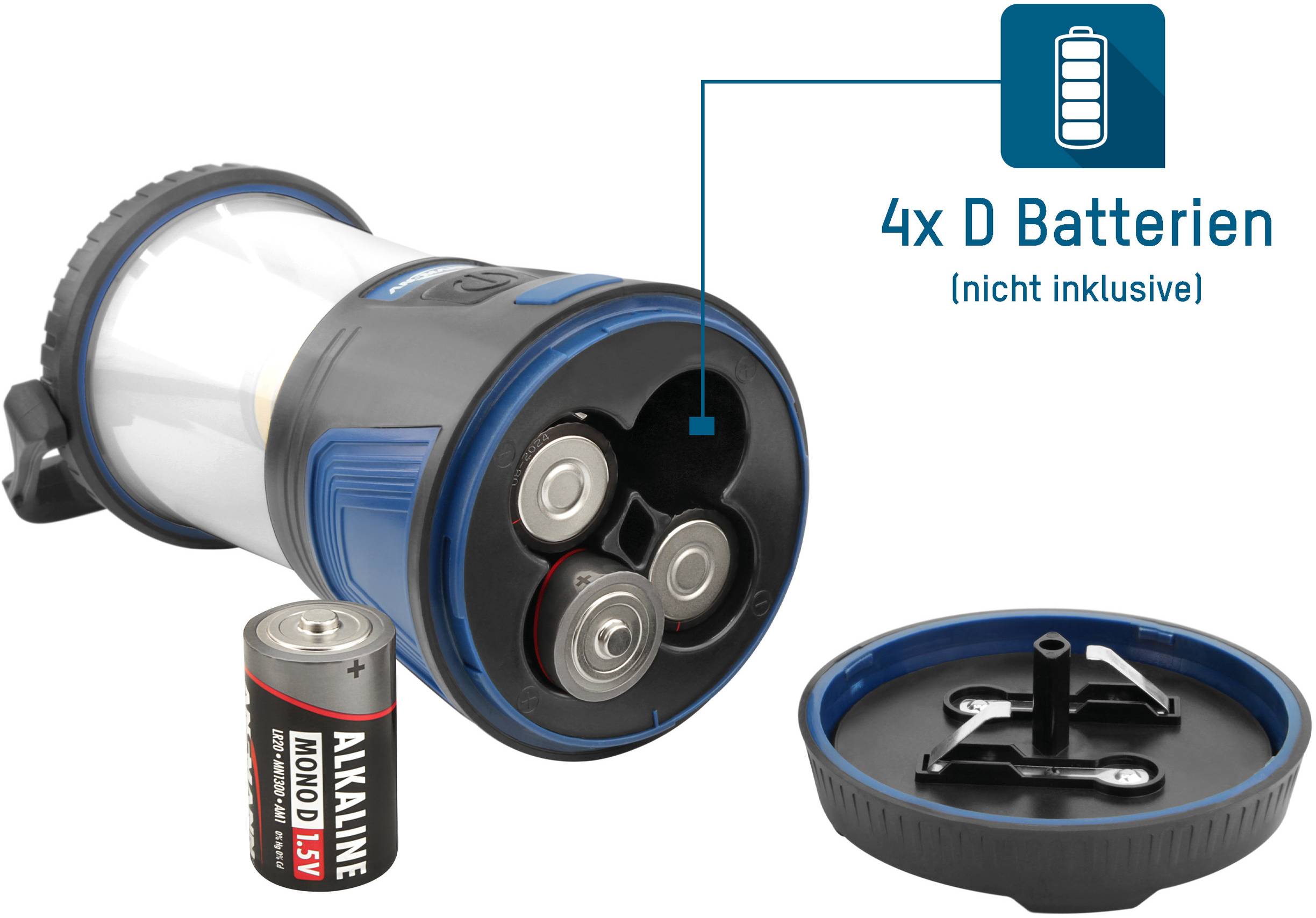 Ansmann 1600-0287 CL600B LED Lanterne de camping 600 lm à pile(s) noir-19