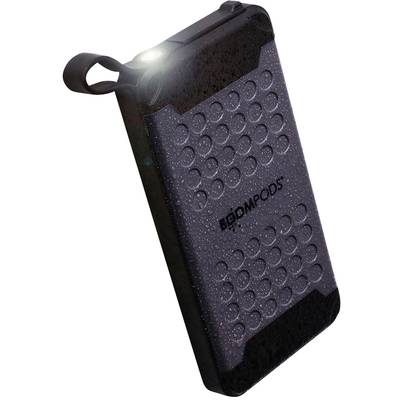 Boompods Powerboom X Powerbank (batterie supplémentaire) 10000 mAh Power Delivery 2.0 Li-Ion noir Lampe de poche, Extér