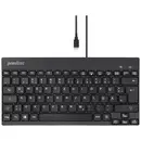 Perixx PERIBOARD-426 DE USB Clavier allemand, QWERTZ noir