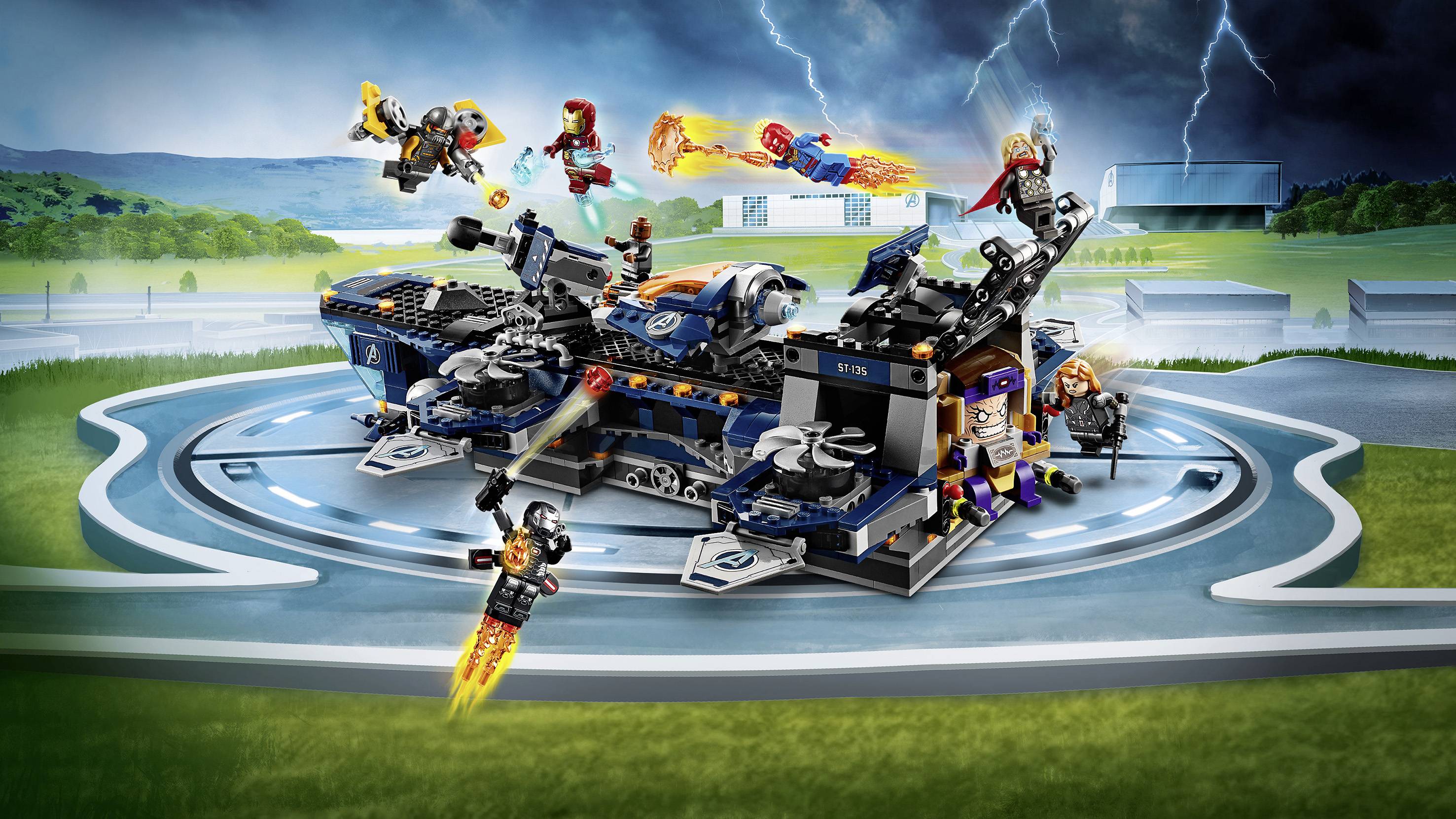 helicoptere avengers lego