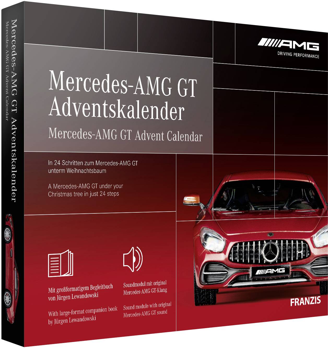Franzis Verlag Mercedes-AMG GT kit à monter, électronique, technique Calendrier de l'Avent Classe d'âge à partir de 14 a-4