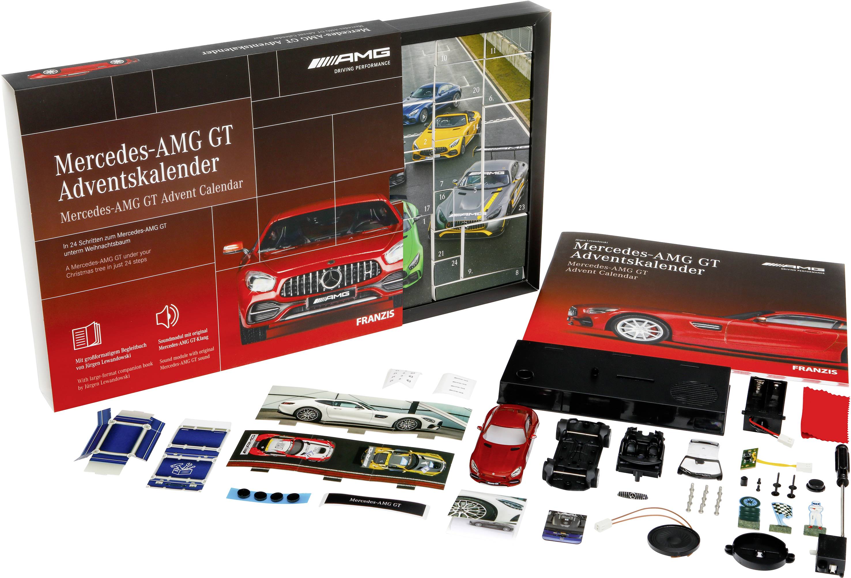 Franzis Verlag Mercedes-AMG GT kit à monter, électronique, technique Calendrier de l'Avent Classe d'âge à partir de 14 a-7