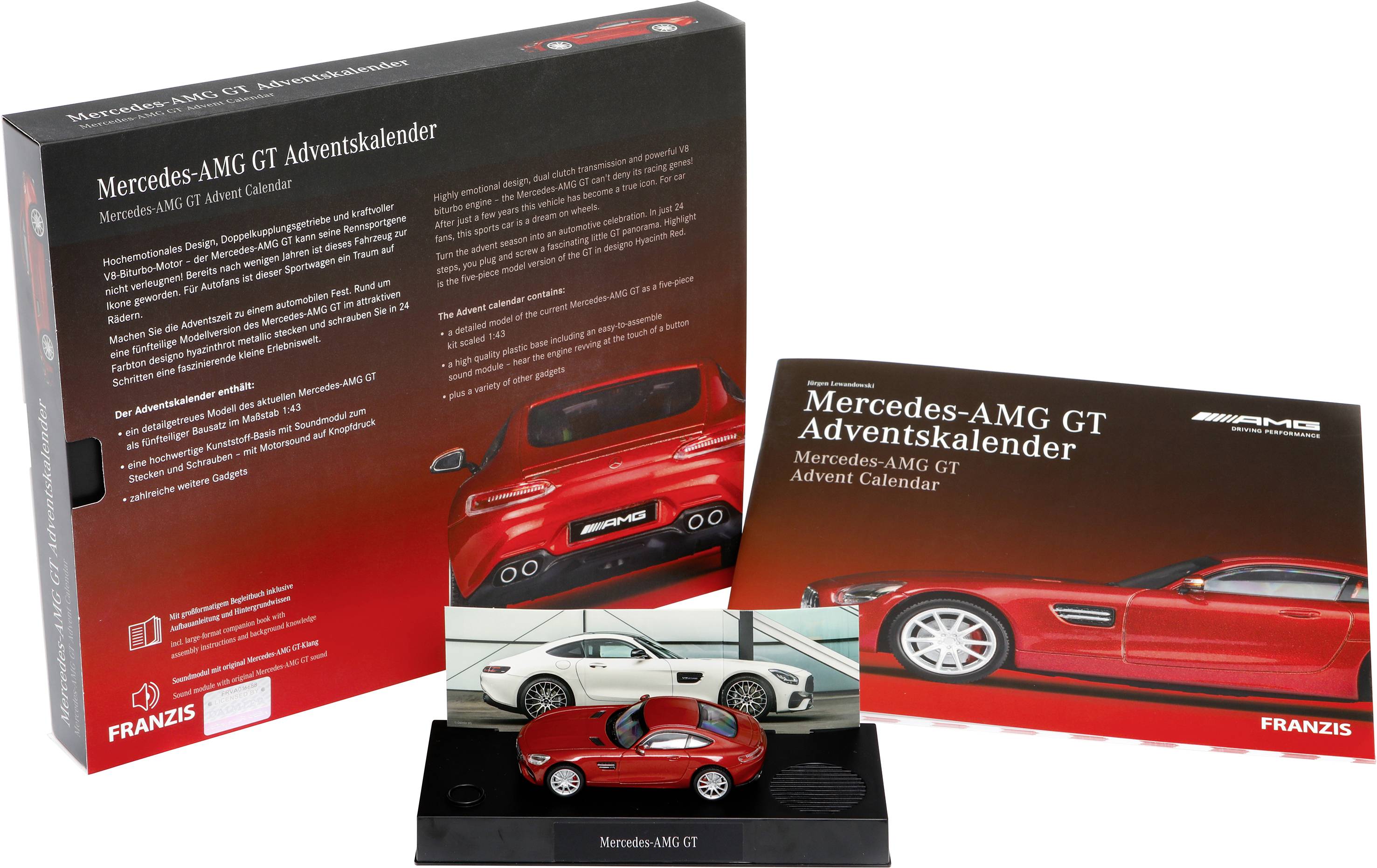 Franzis Verlag Mercedes-AMG GT kit à monter, électronique, technique Calendrier de l'Avent Classe d'âge à partir de 14 a-8