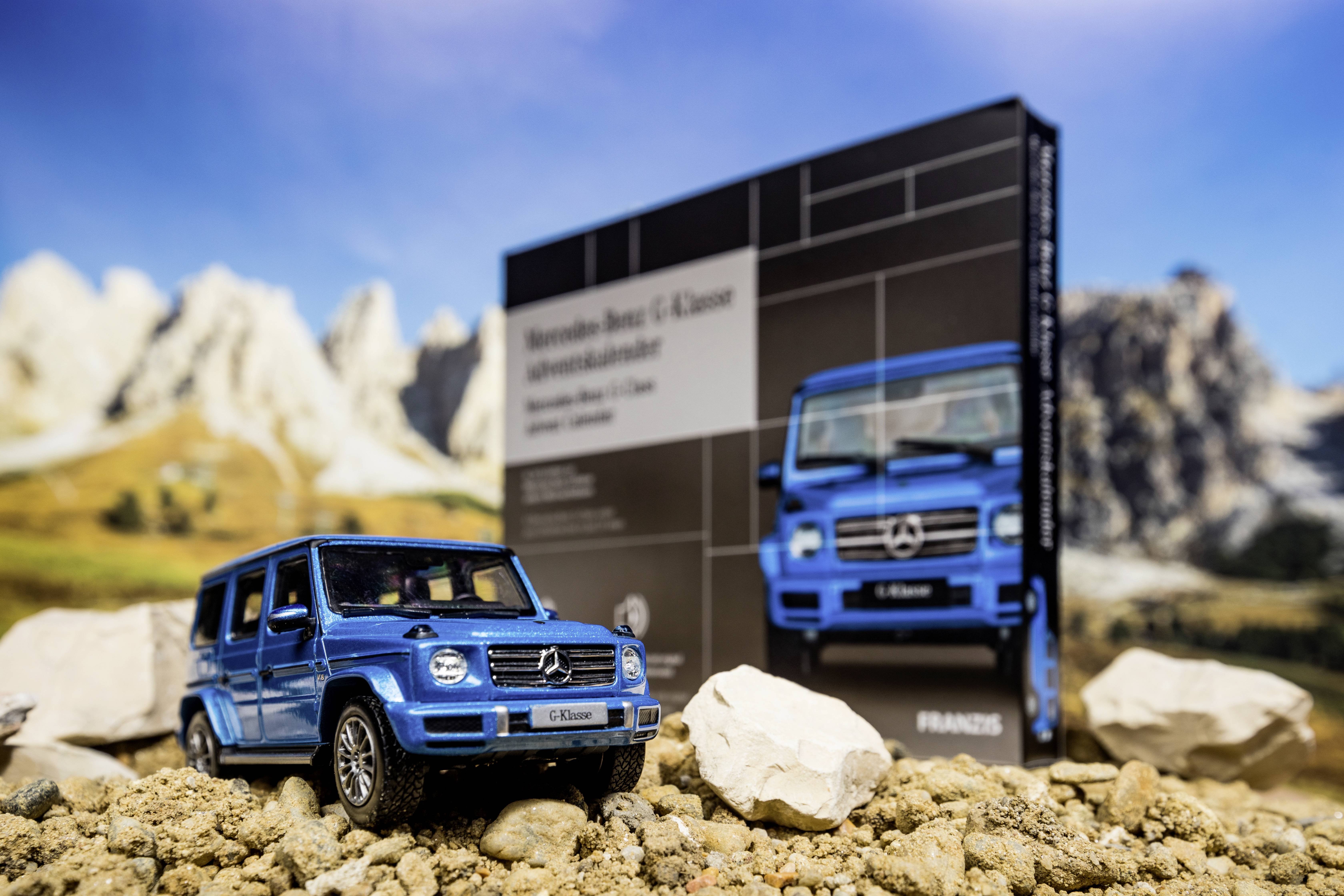 Franzis Verlag Mercedes-Benz G-Klasse kit à monter, électronique, technique Calendrier de l'Avent Classe d'âge à partir -1