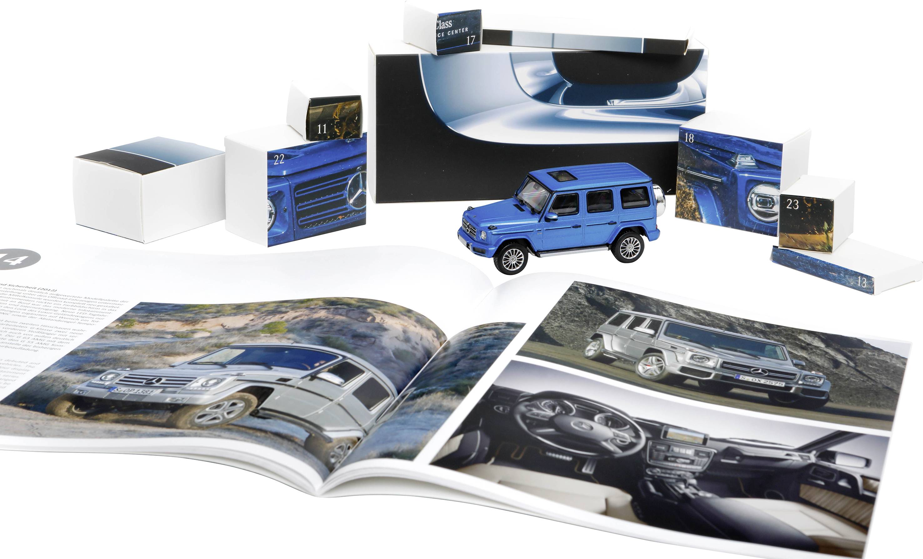 Franzis Verlag Mercedes-Benz G-Klasse kit à monter, électronique, technique Calendrier de l'Avent Classe d'âge à partir -8