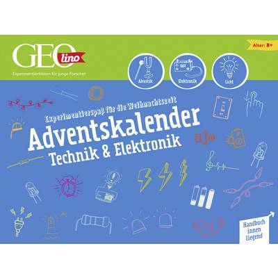 Geolino Technik & Elektronik expérimentation, GEOlino, électronique Calendrier de l'Avent Classe d'âge à partir de 8 ans-0