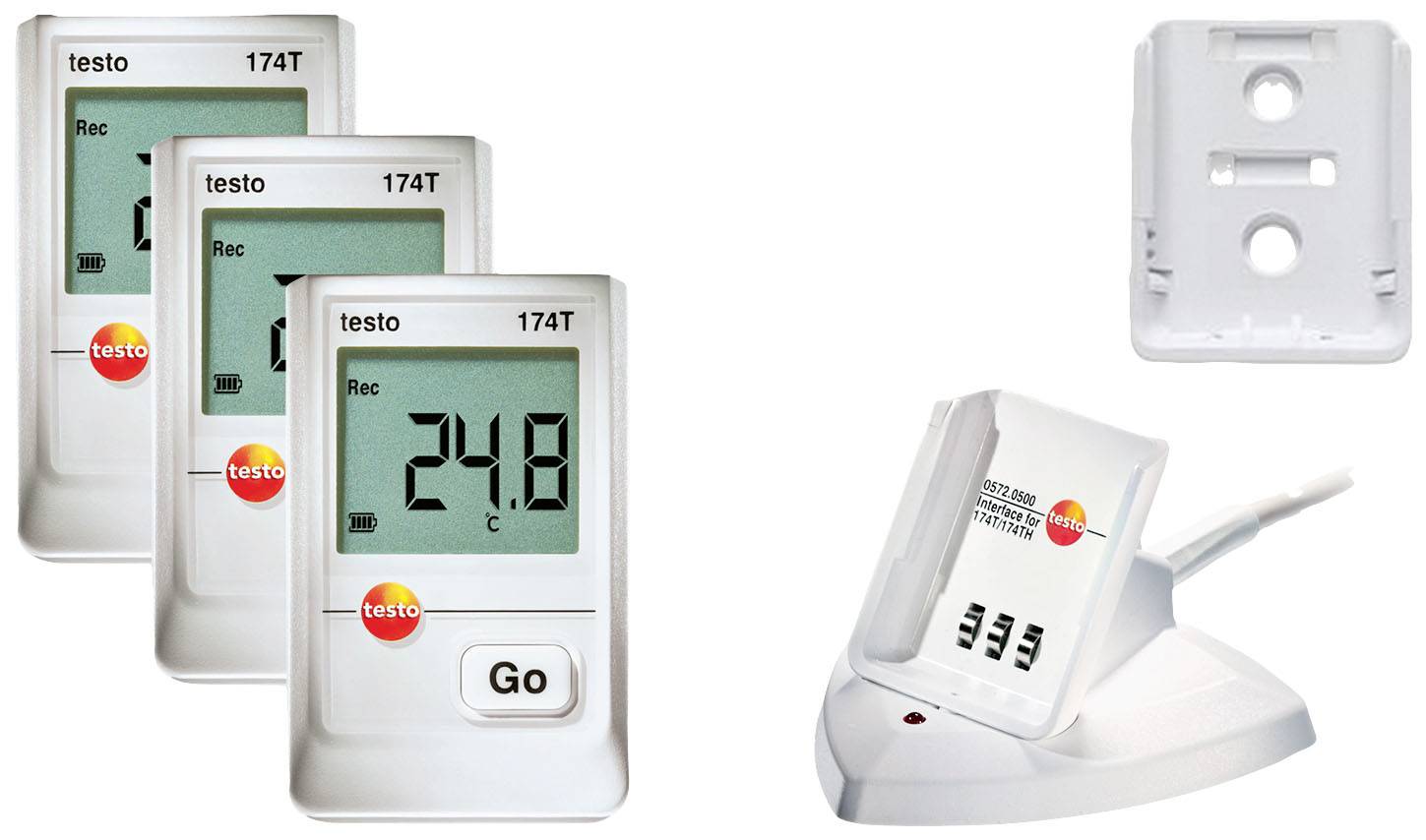 Testo testo 174 T Enregistreur de données de température Valeur de mesure température 