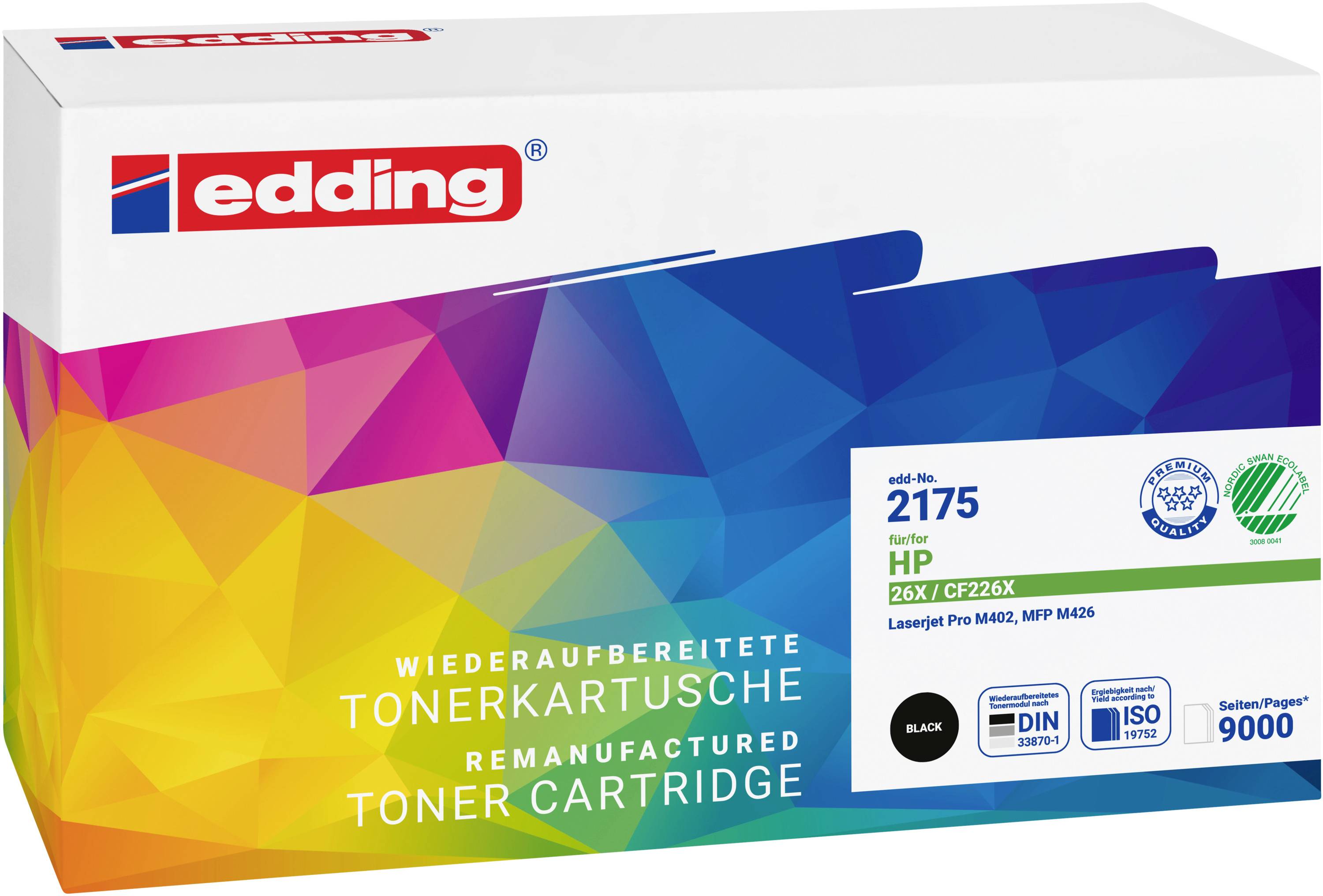 Edding Toner remplace HP 26X (CF226X) compatible noir EDD-2175 18-2175-0