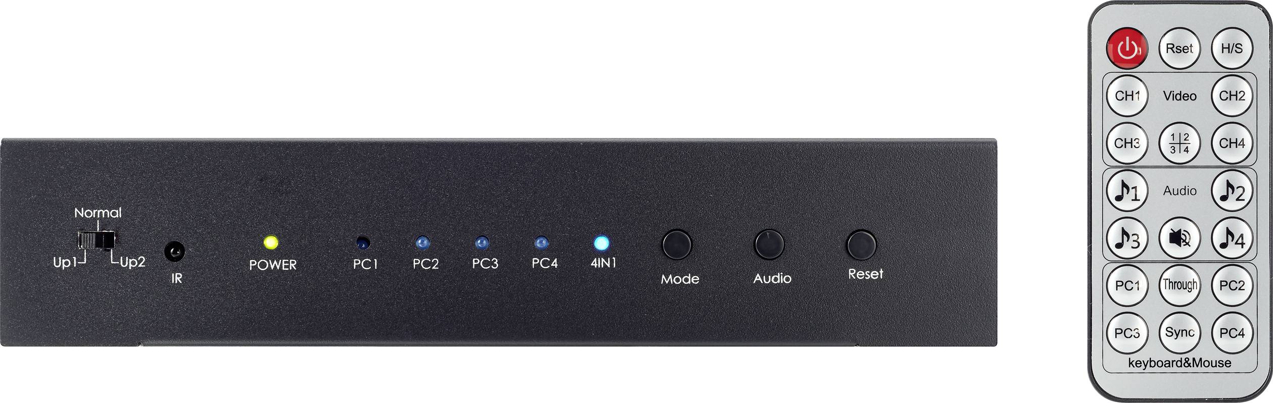 Commutateur KVM 4x SpeaKa Professional SP-KVM-340, Multi-View-2