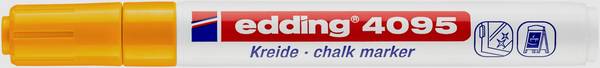 Edding 4095 4-4095066 Marqueur craie orange fluorescent 4 mm, 15 mm