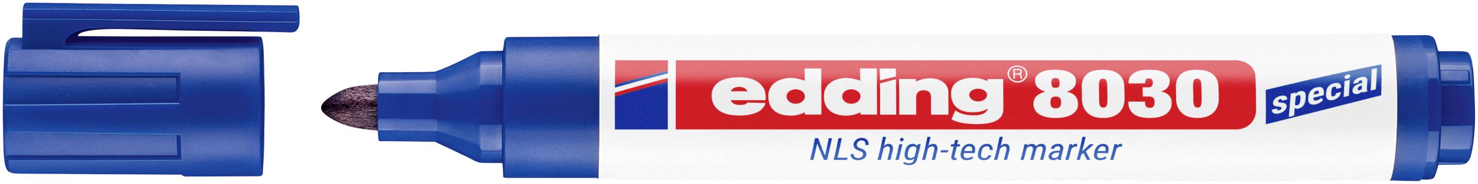 Edding 8030 4-8030003 Marqueur NLS High-Tech bleu 1.5 mm, 3 mm