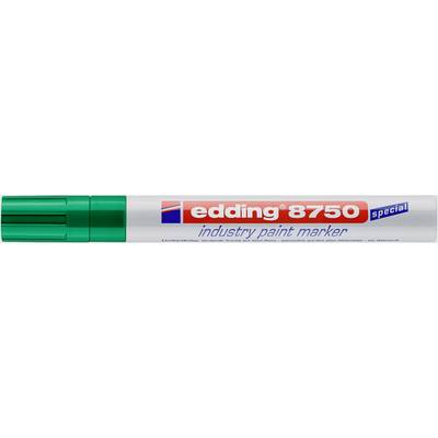 Marqueur de peinture industriel Edding 8750 vert.