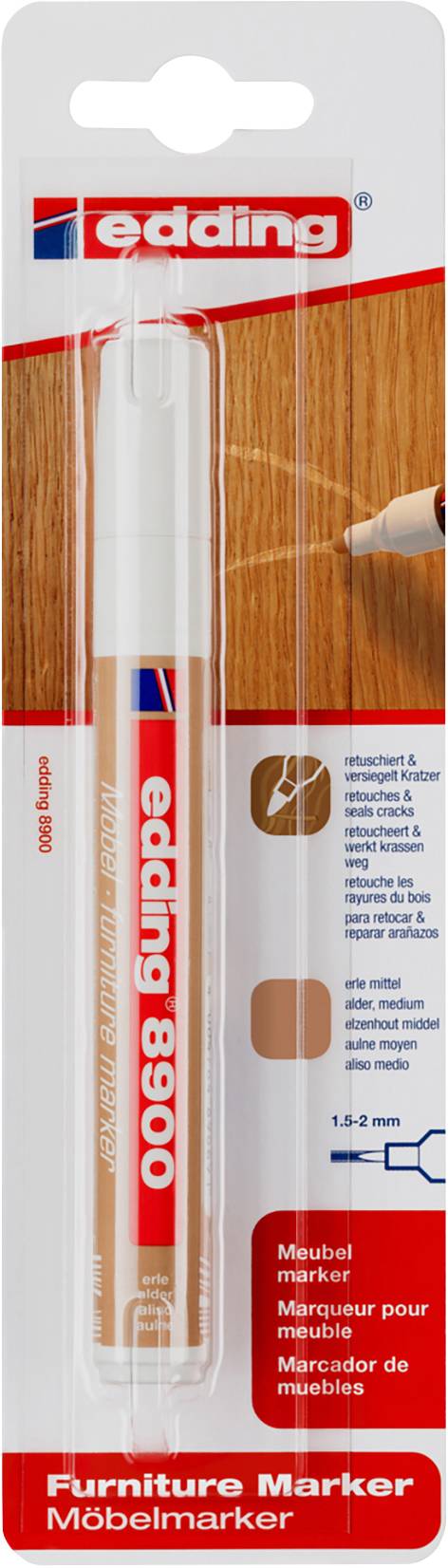 Edding 8900 4-8900-1-4621 Marqueur pour meubles aulne 1.5 mm, 2 mm-0