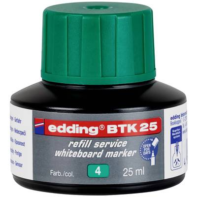 Edding Encre de recharge pour marqueur BTK25 vert 25 pc(s) 4-BTK25004-0