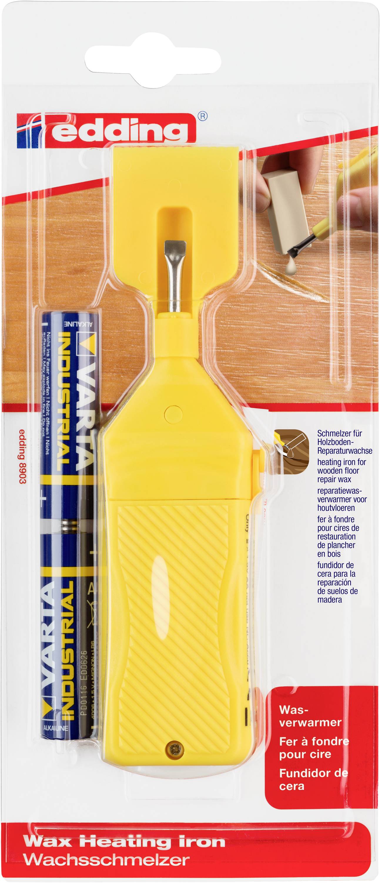 Edding Schmelzer 4-8903-1-4 Fondeur de cire pour parquet-0