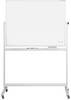 magnetoplan Tableau blanc CC Mobil (l x H) 2200 mm x 1200 mm blanc émaillé les deux côtés sont utilisables, boîte de rangement fournie