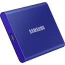 Disque dur externe SSD Samsung Portable T7 MU-PC2T0H/WW 2 TB USB 3.1 (2è gén.) bleu