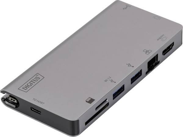 Digitus DA-70877 Station d'accueil USB-C® avec fonction de chargement