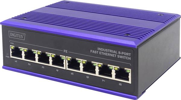 Digitus DN-650105 DN-650105 Commutateur Ethernet industriel 5 ports 10 / 100 MBit/s