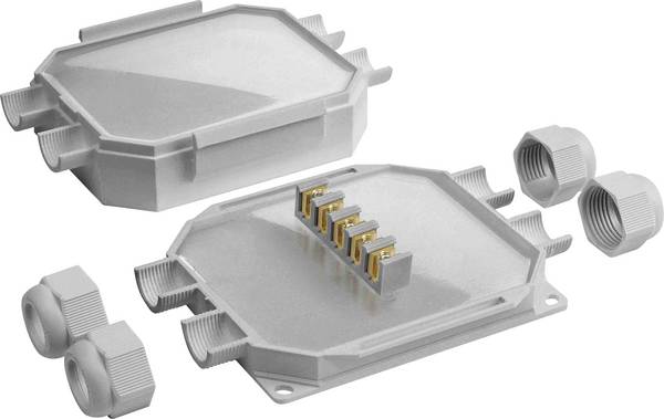 Raytech 84062 Boîte de jonction (L x l x H) 120 x 100 x 50 mm gris clair IP69K, IP68 1 pc(s)