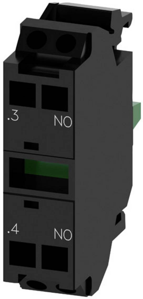 Siemens 3SU1400-1AA10-3LA0 Module de contacts 1 NO (T) 500 V DC/AC Convient pour marque (relais): Siemens Single 1 pc(s)