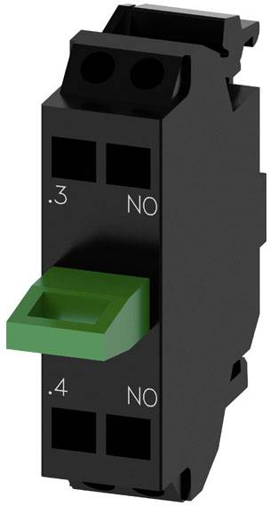 Siemens 3SU1400-2AA10-3LA0 Module de contacts 1 NO (T) 500 V DC/AC Convient pour marque (relais): Siemens 1 pc(s)