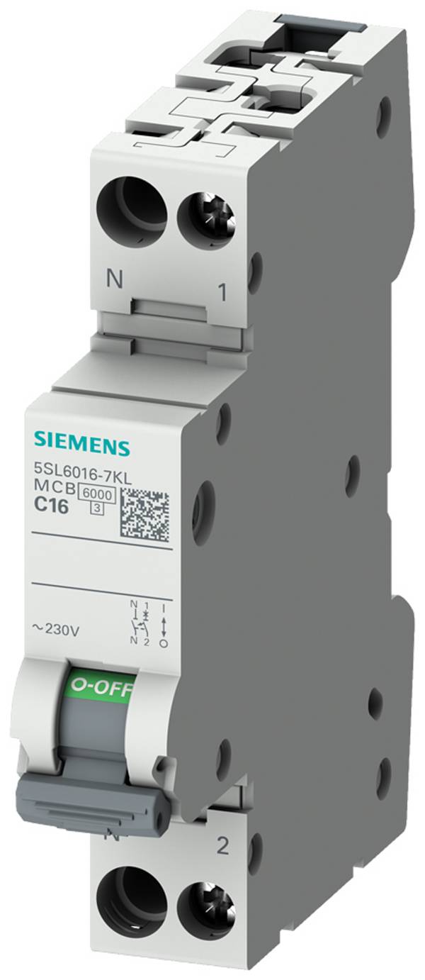 Siemens 5SL60167KL 5SL6016-7KL Disjoncteur     16 A