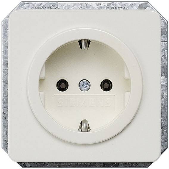 Siemens Gamme d'interrupteurs Prise de courant Delta blanc 5UB1403 1 pc(s)
