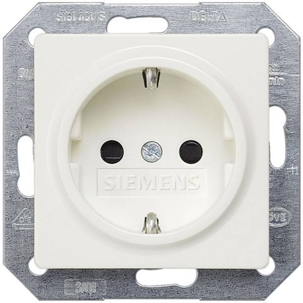 Siemens Gamme d'interrupteurs   Prise de courant Delta blanc 5UB1518 1 pc(s)