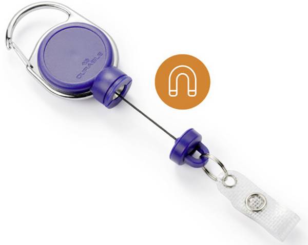 Durable 832907 Porte-carte d'identité à enrouleur  clip, porte-badge 1 pc(s)