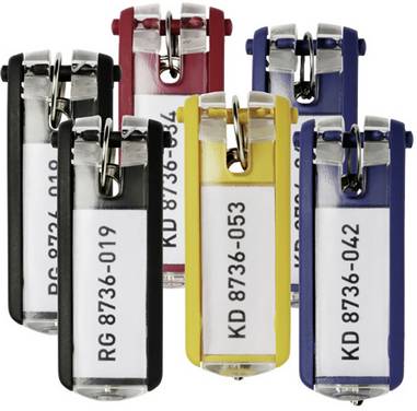 Durable Porte-clef 194927 Key Clip multicolore 24 pc(s)