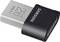 Clé USB de Samsung avec une capacité de 256 Go, compatible avec les ports USB 3.1. Design distinctif en argent et noir.